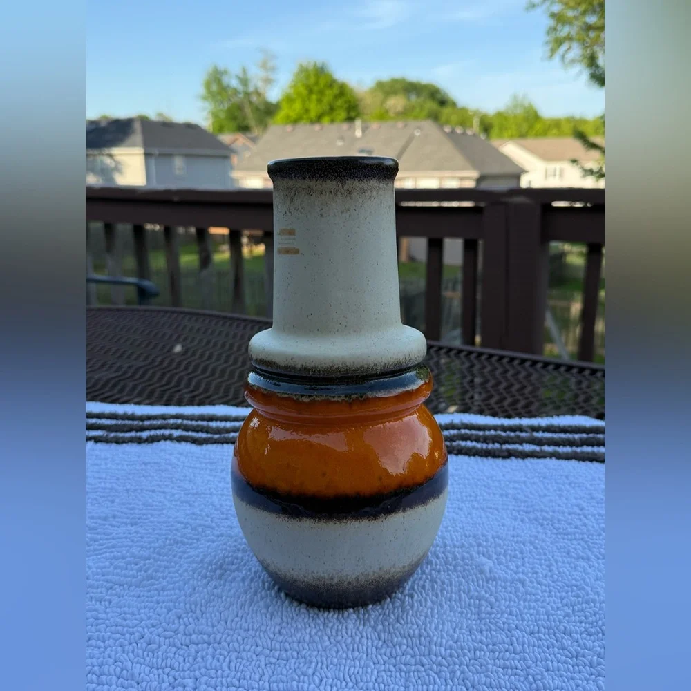 Krug Keramik Scheurich 1960s - 1970s ~Vase 428-26 ~ West Germany Vintage